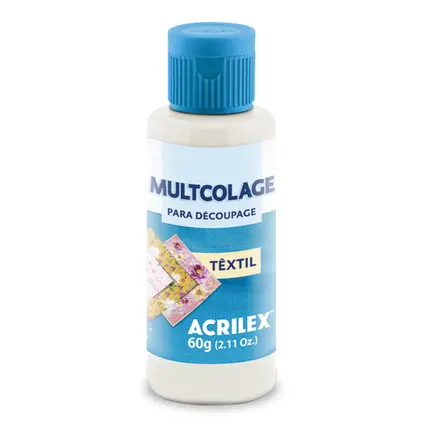 MULTCOLAGE TEXTIL 60G ACRILEX.