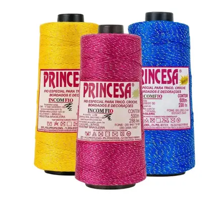 LINHA PRINCESA MODA OURO 500M INCOMFIO