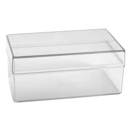 CAKE BOX RETÂNGULAR 500ML C/TAMPA BLUE STAR