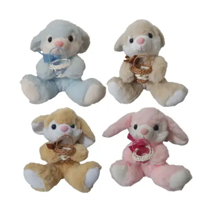 PELUCIA COELHO CESTO