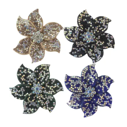 APLIQUE FLOR STRASS