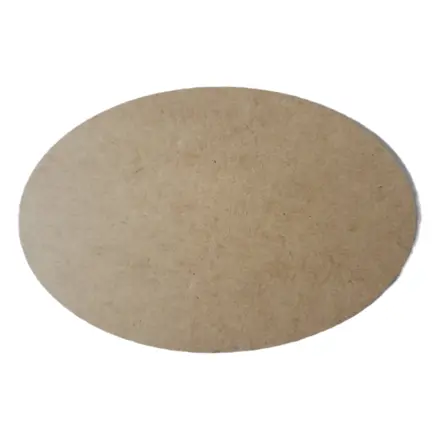 BASE OVAL MDF 15X10CM