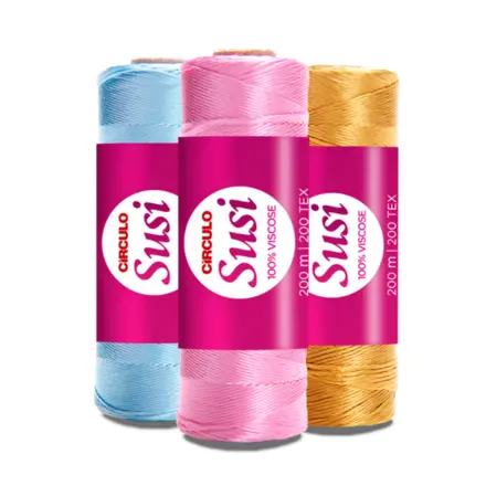 LINHA SUSI 100% VISCOSE 200M CIRCULO