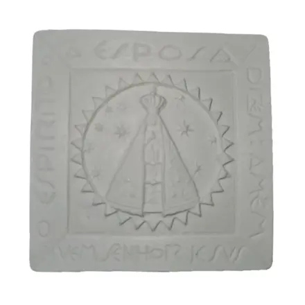 APLIQUE RESINA PLACA NOSSA SRA APARECIDA