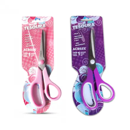 TESOURA MULTIUSO 19CM ACRILEX