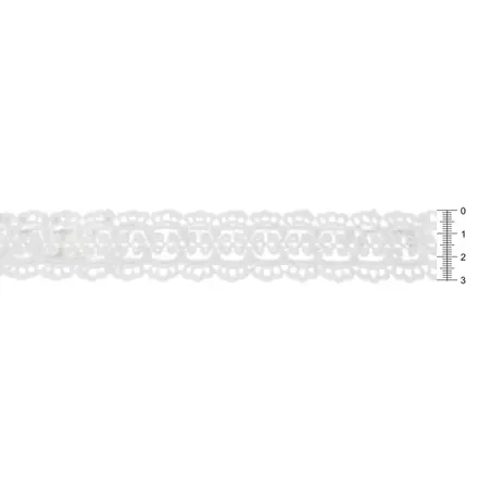 RENDA ENTREMEIO CÍRCULO  FLOR 3CM LARG