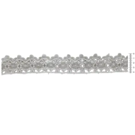 RENDA POLISOFT BICO FLOR 4CM LARG