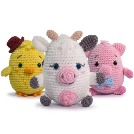 KIT AMIGURUMI FAZENDINHA CÍRCULO