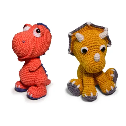 KIT AMIGURUMI DINOS CÍRCULO