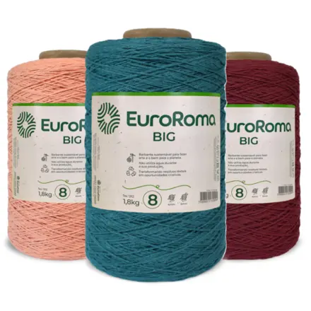BARBANTE COLORIDO N°8 1.800 KG EUROROMA