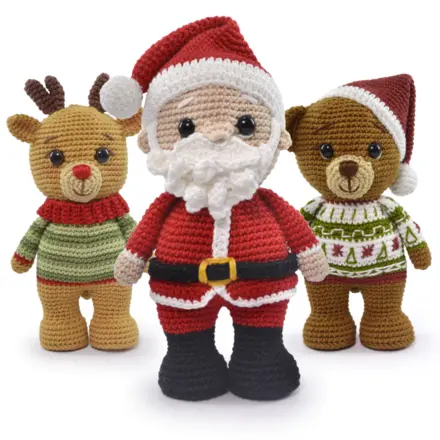 KIT AMIGURUMI NATAL CÍRCULO