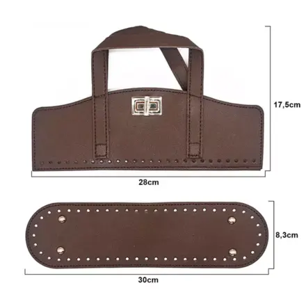 KIT BOLSA 3PÇS 28X12CM