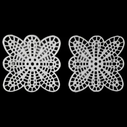 TELA PLÁSTICA BOLSA FLOR 8,5 X 8,5CM