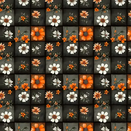 TRICOLINE AMBER WINGS FLORAL PATCH FERNANDO MALUHY - 1 METRO X 1,50M