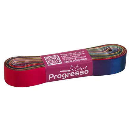 FITA CETIM N°3 15MM MULTICOLOR 10M PROGRESSO