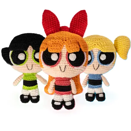 KIT AMIGURUMI MENINAS SUPERPODEROSAS CORRENTE