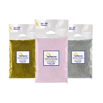 GLITTER PVC 100G LANTECOR
