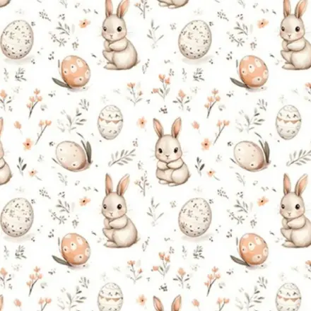 TRICOLINE COLEÇÃO LITTLE BUNNIES PÁSCOA FERNANDO MALUHY - 1 METRO X 1,5M