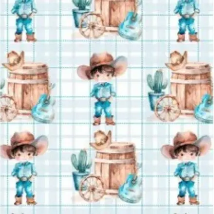 TRICOLINE COLEÇÃO COUNTRY MENINO E TONÉIS FERNANDO MALUHY - 1 METRO X 1,5M