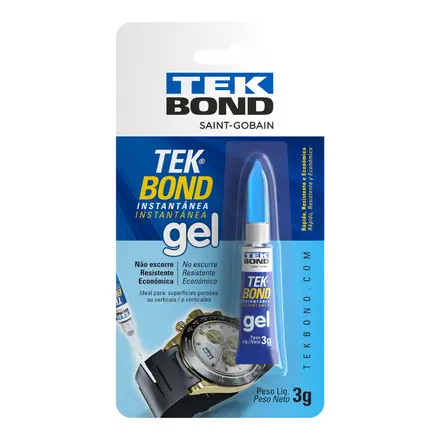 COLA INSTANTÂNEA GEL 3G TEK BOND