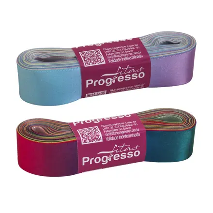 FITA CETIM N°5 22MM MULTICOLOR 10M PROGRESSO
