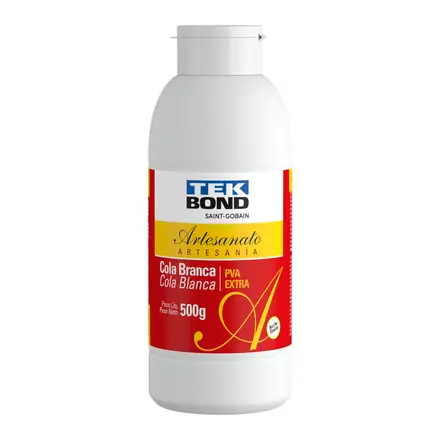 COLA BRANCA ARTESANATO PVA EXTRA 500G TEK BOND