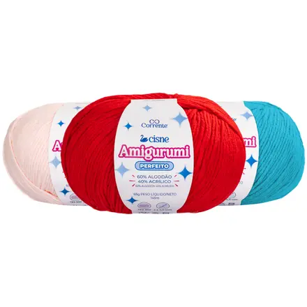 LINHA CISNE AMIGURUMI PERFEITO 145M CORRENTE
