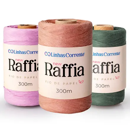 FIO PAPEL RAFFIA 300M CORRENTE