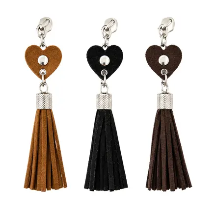 CURSOR TASSEL CORAÇÃO NIQUEL