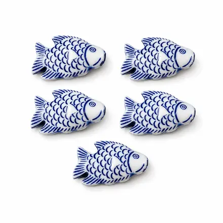 RESINA PEIXE PORCELANA CHINESA 5UN